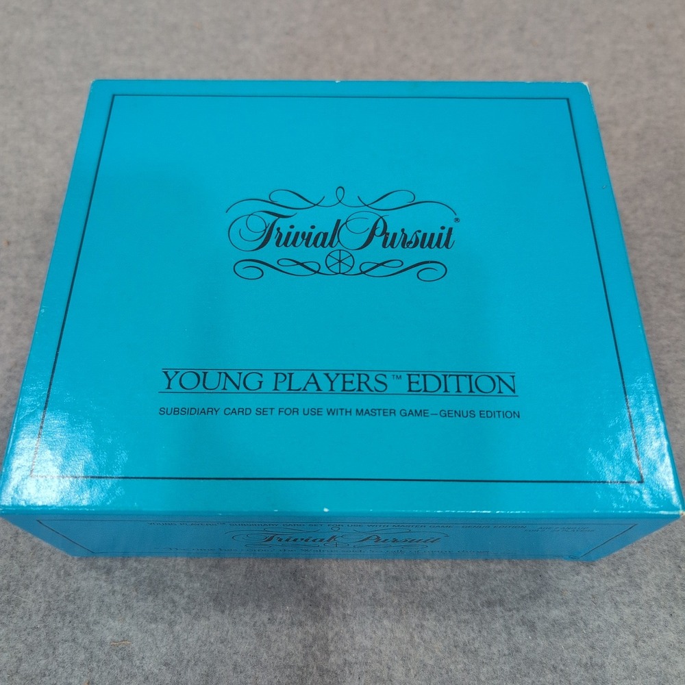 Vintage Trivial Pursuit Young Players Edition Subsidiary Card Set No 103 Blue